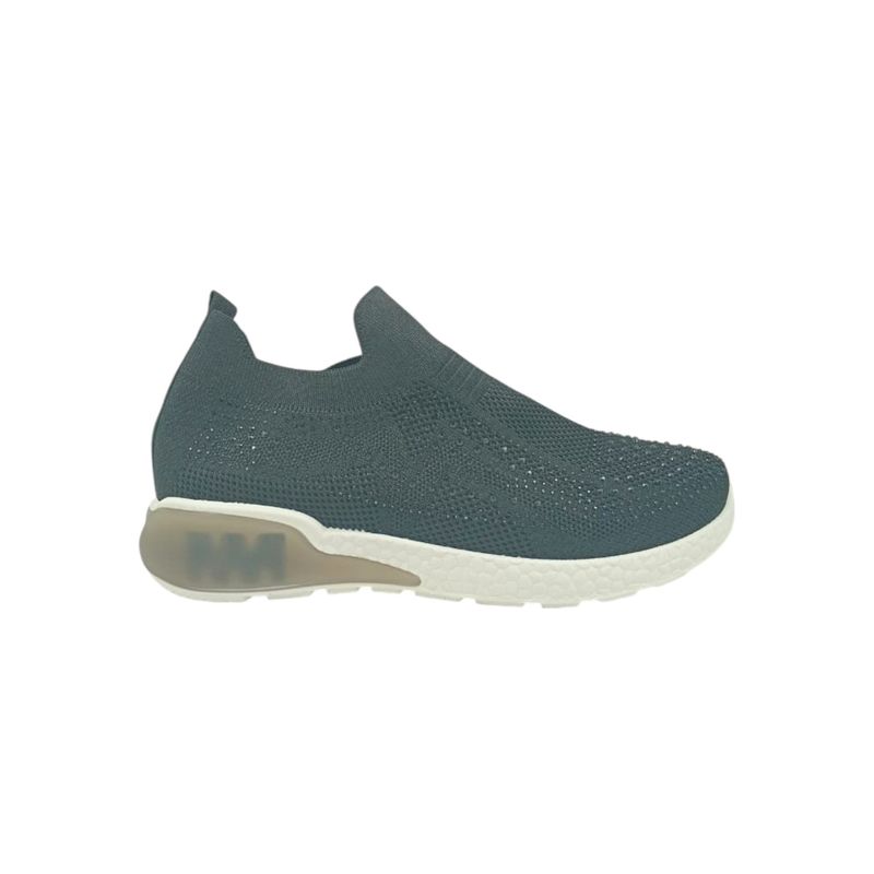 HERIEL - Zapatilla Negra Textil Mujer