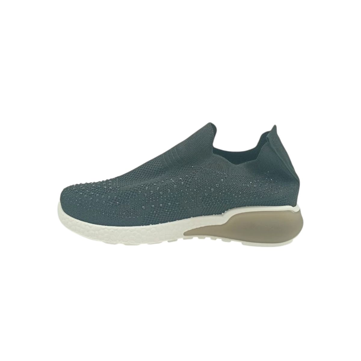 HERIEL - Zapatilla Negra Textil Mujer