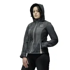WINDESIGN - Chaqueta Moto mujer Softshell con protecciones