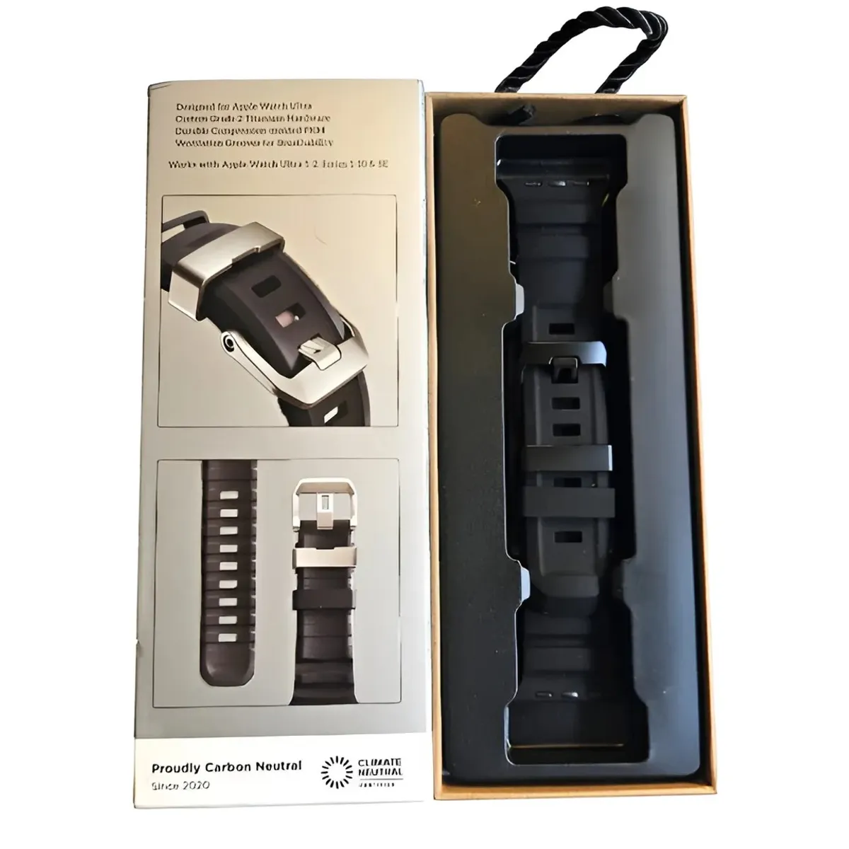 GENERICO - Correa de silicona deportiva para iWatch Ultra 2 Apple Watch Negro