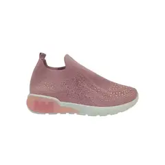 HERIEL - Zapatilla Rosa Textil Mujer