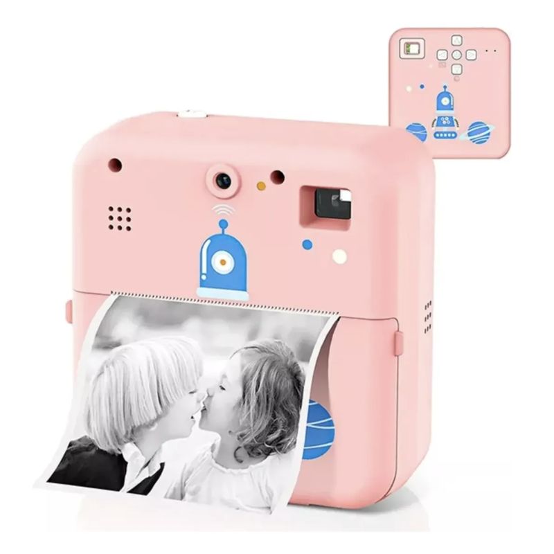ATLAS - Cámara De Fotos Digital Para Niños Rosada