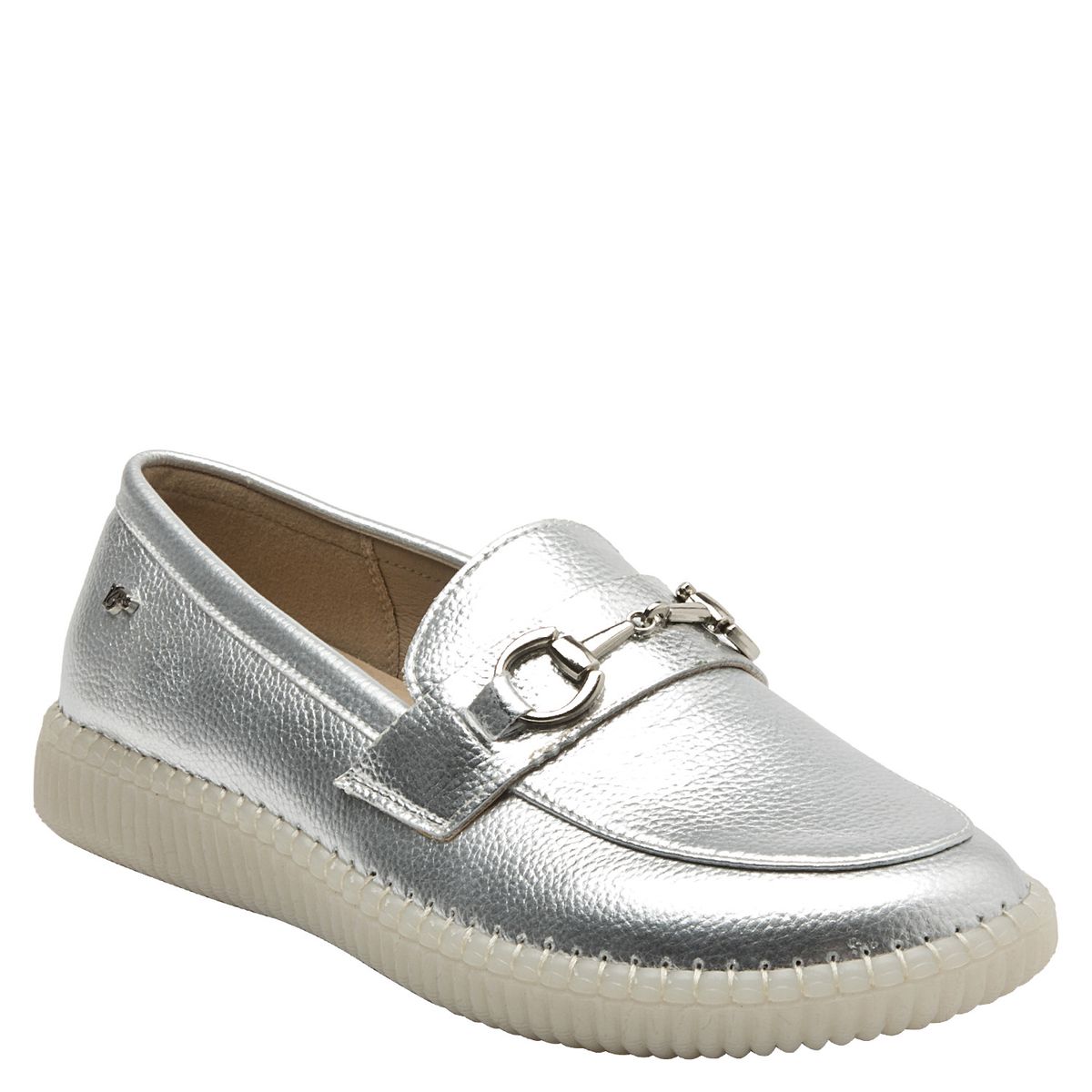 16 HRS - Mocasin Mujer Casual Plateado