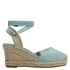 BRUNO ROSSI - Alpargata Mujer Casual Celeste