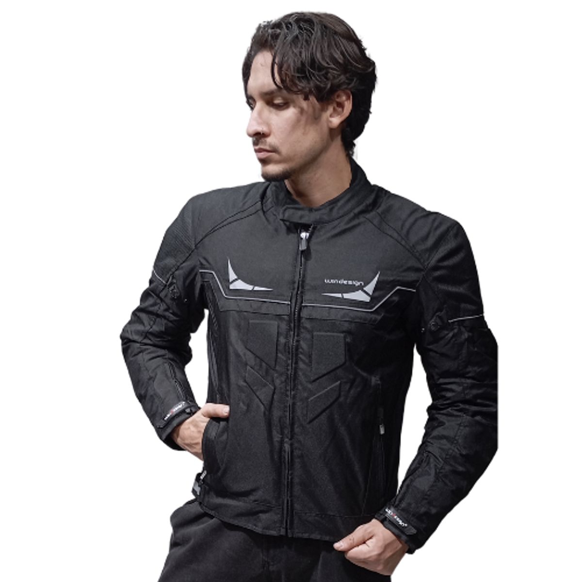 WINDESIGN - Chaqueta Moto textil Windesign Curi Black