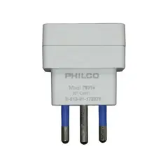 PHILCO - Adaptador Enchufe con protección - Sello Sec