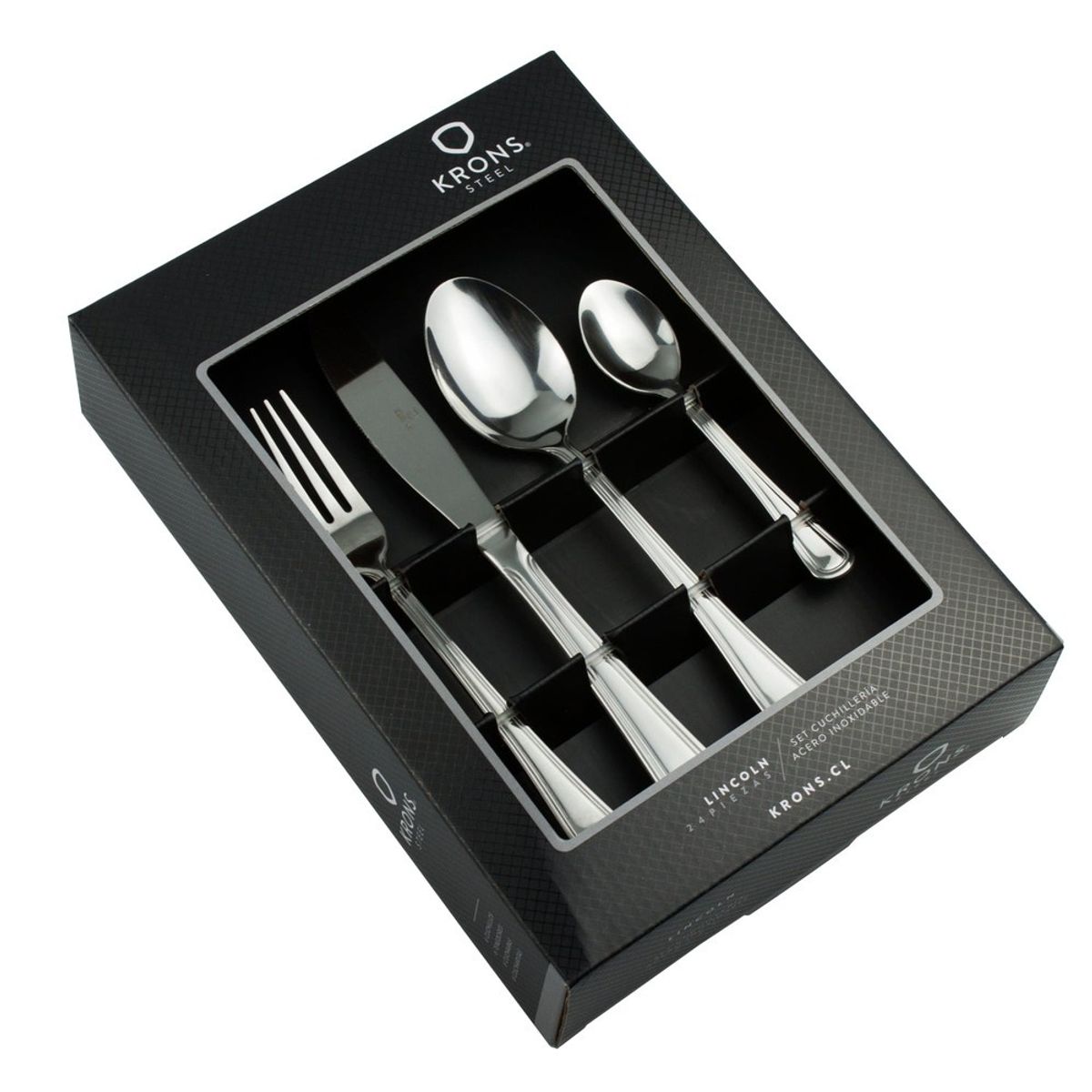 KRONS - Set Cuchilleria Luna 24 Piezas Krons