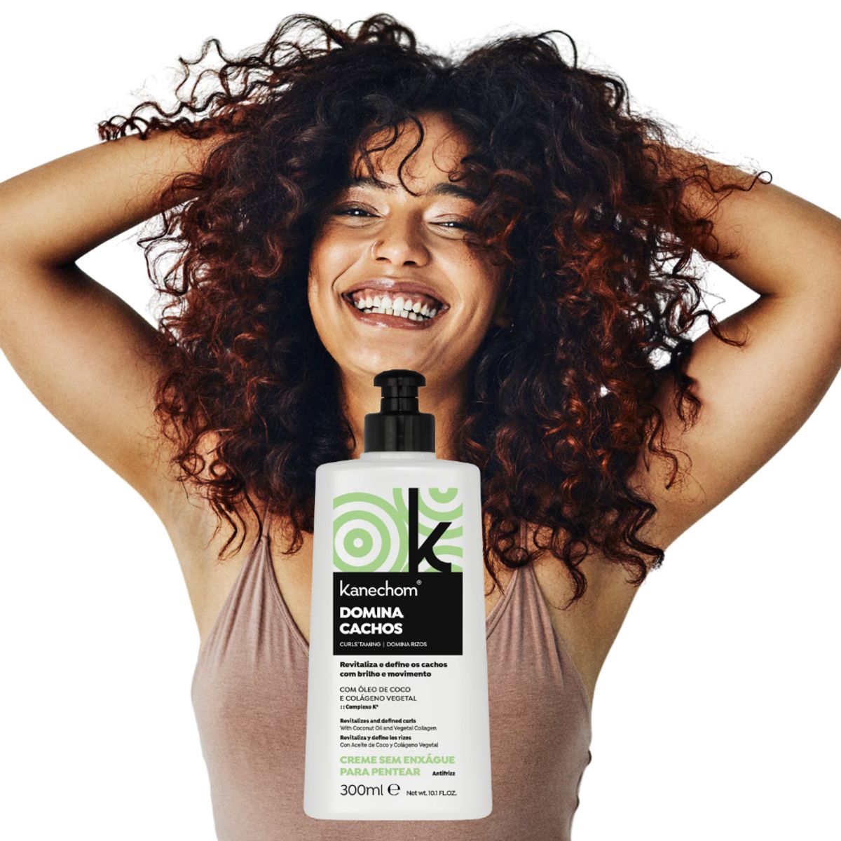 KANECHOM - Crema De Peinar Domina Cachos 300ml Kanechom