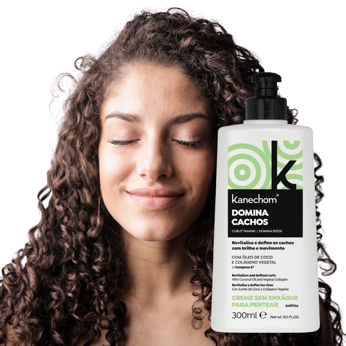 KANECHOM - Crema De Peinar Domina Cachos 300ml Kanechom