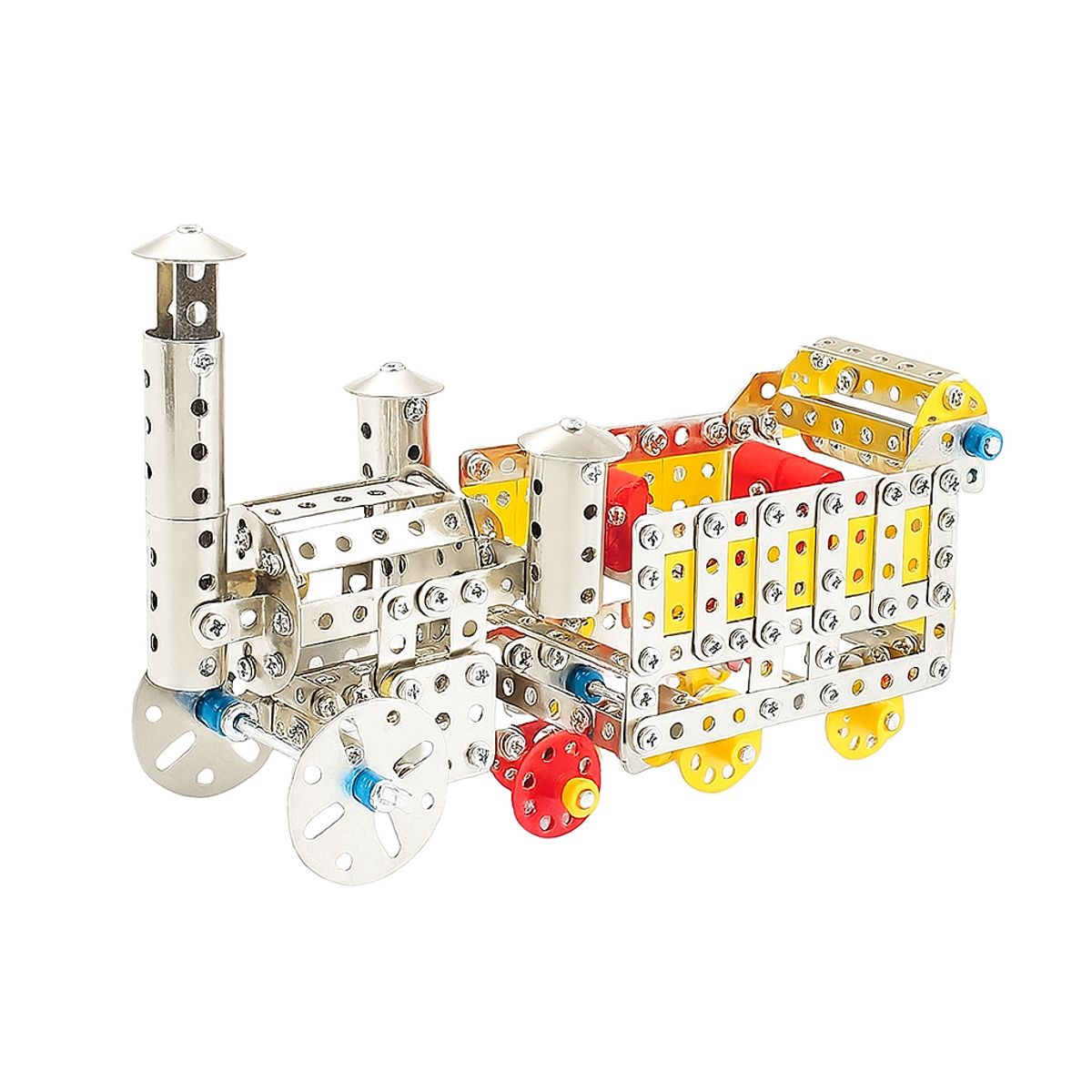 METAL GEAR - Tren de Metal para Armar 429 Pcs Metalico