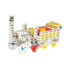 METAL GEAR - Tren de Metal para Armar 429 Pcs Metalico