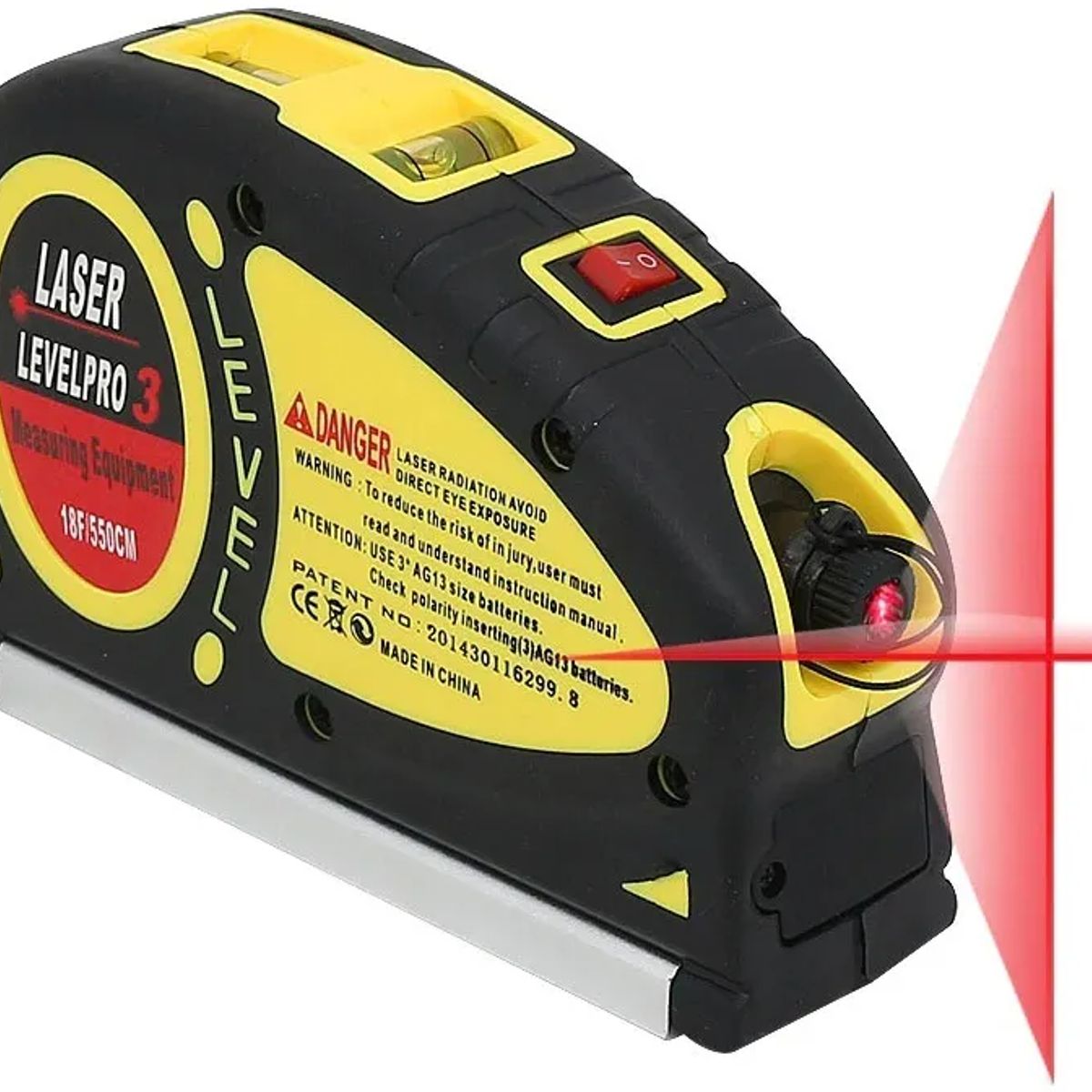 GENERICO - Nivel Láser Con Huincha Métrica Level Pro3