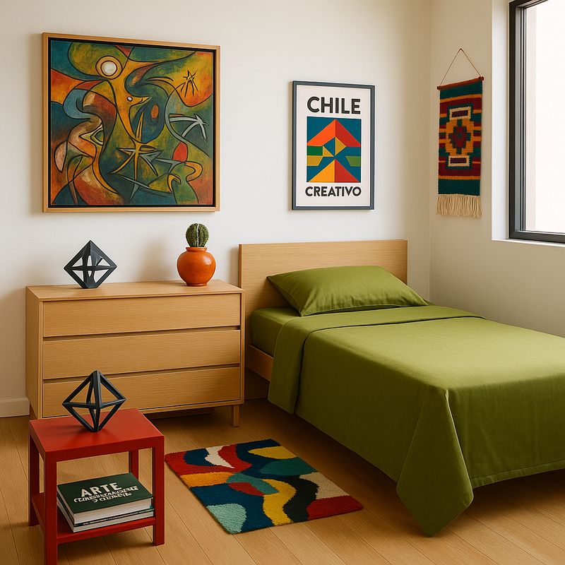 ARMONIA - Conjunto de sábanas para cama de 1 plaza 144 hilos verde