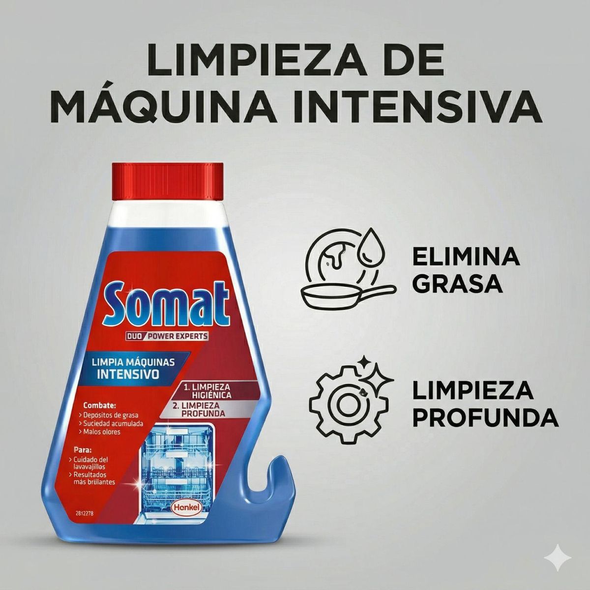 GENERICO - Limpiador Lavavajillas Somat 250ml