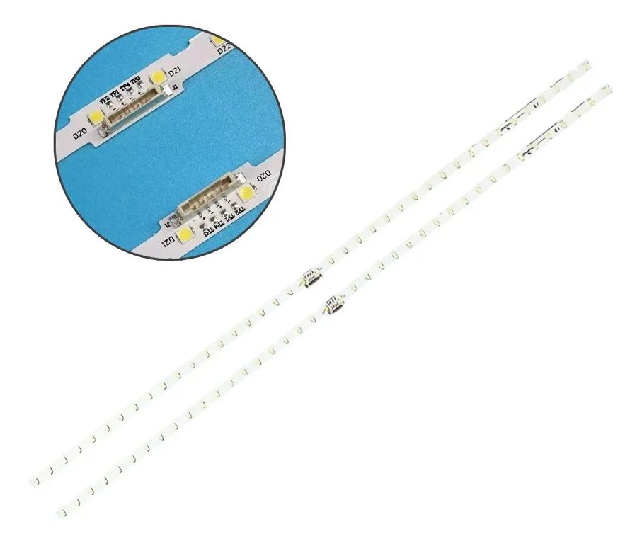 GENERICO Set Kit Led Tv Para Samsung 55nu7100-7300-7090, 2 Tiras