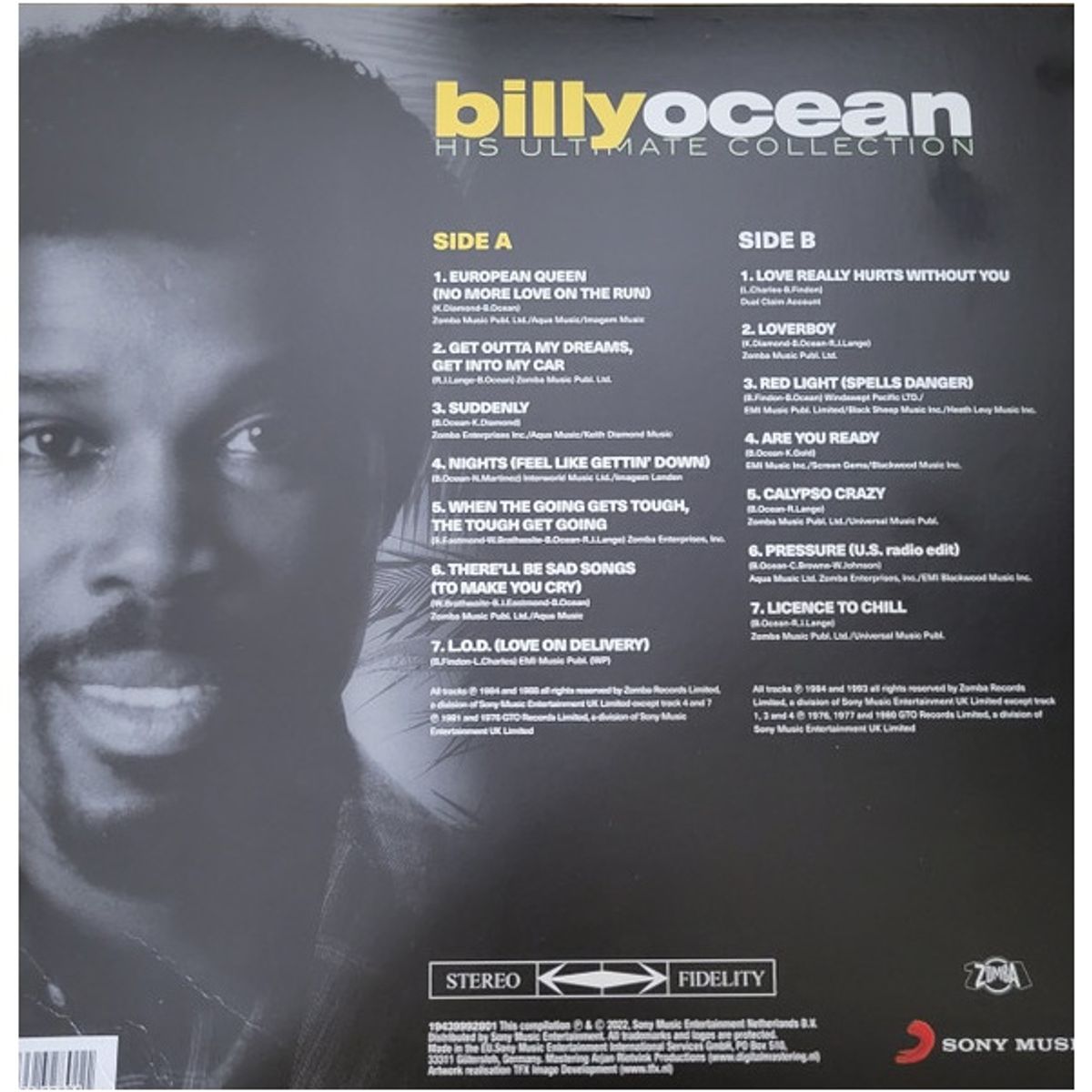 GENERICO - BILLY OCEAN - HIS ULTIMATE COLLECTION / VINILO