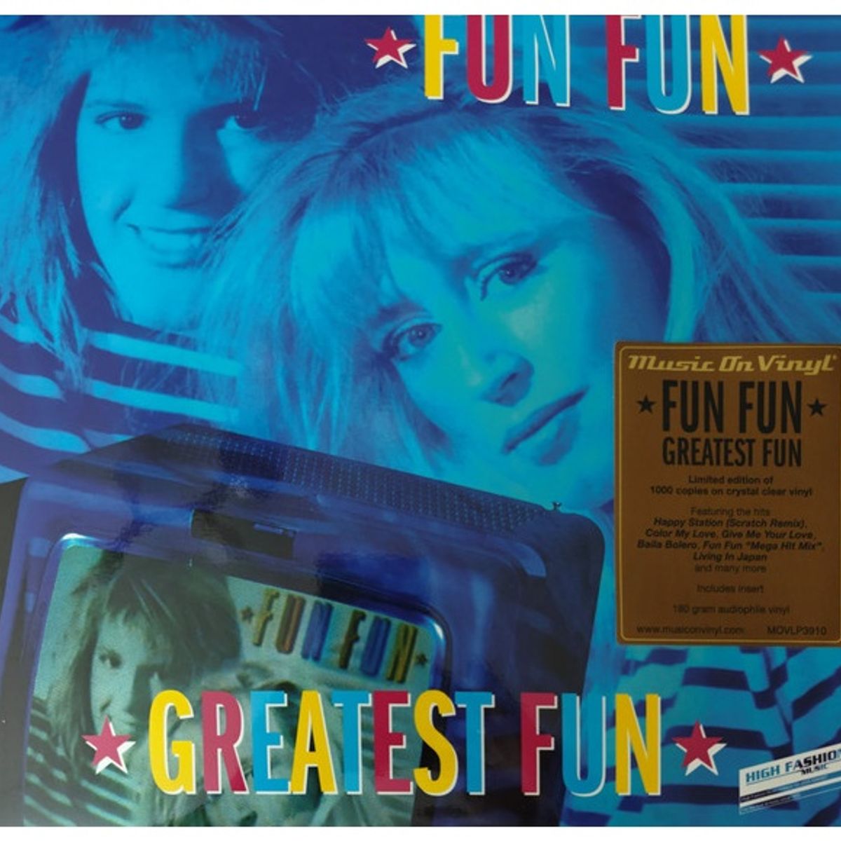 GENERICO - FUN FUN - GREATEST FUN (CLEAR VINYL) / VINILO