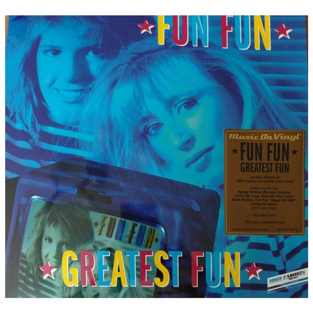 GENERICO - FUN FUN - GREATEST FUN (CLEAR VINYL) / VINILO