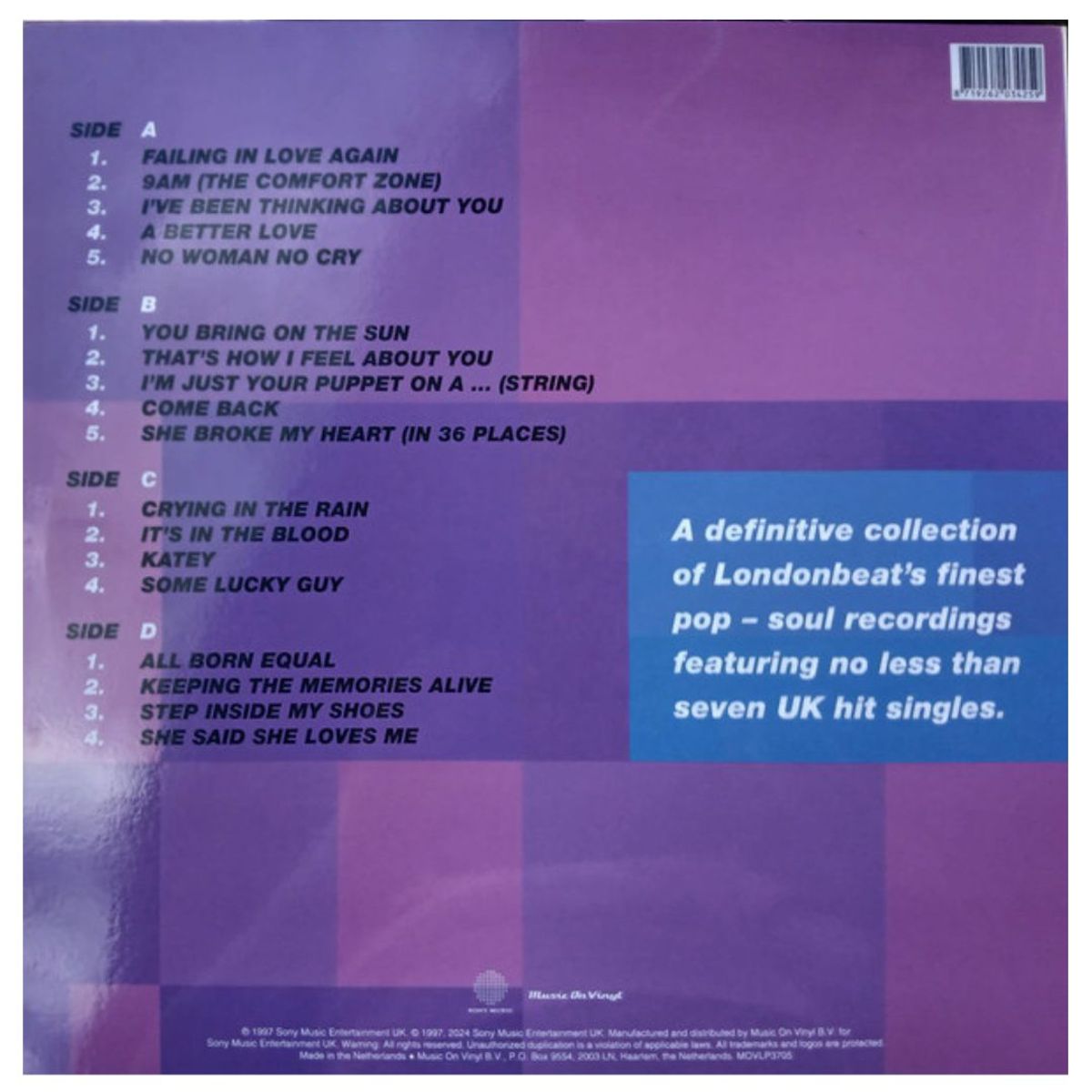 GENERICO - LONDONBEAT - VERY BEST OF (BLUE VINYL) (2LP) / VINILO