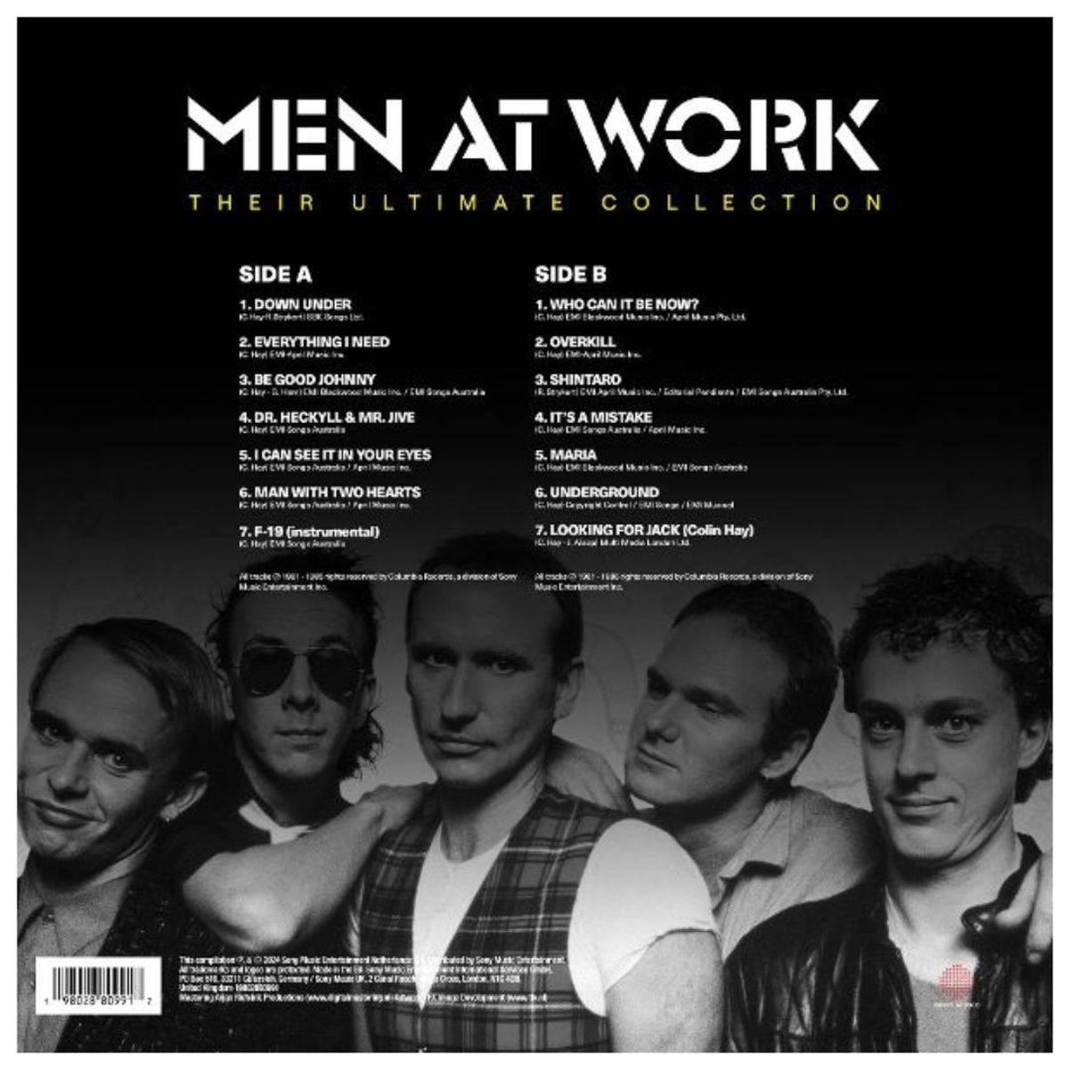GENERICO - MEN AT WORK - THEIR ULTIMATE COLLECTION / VINILO