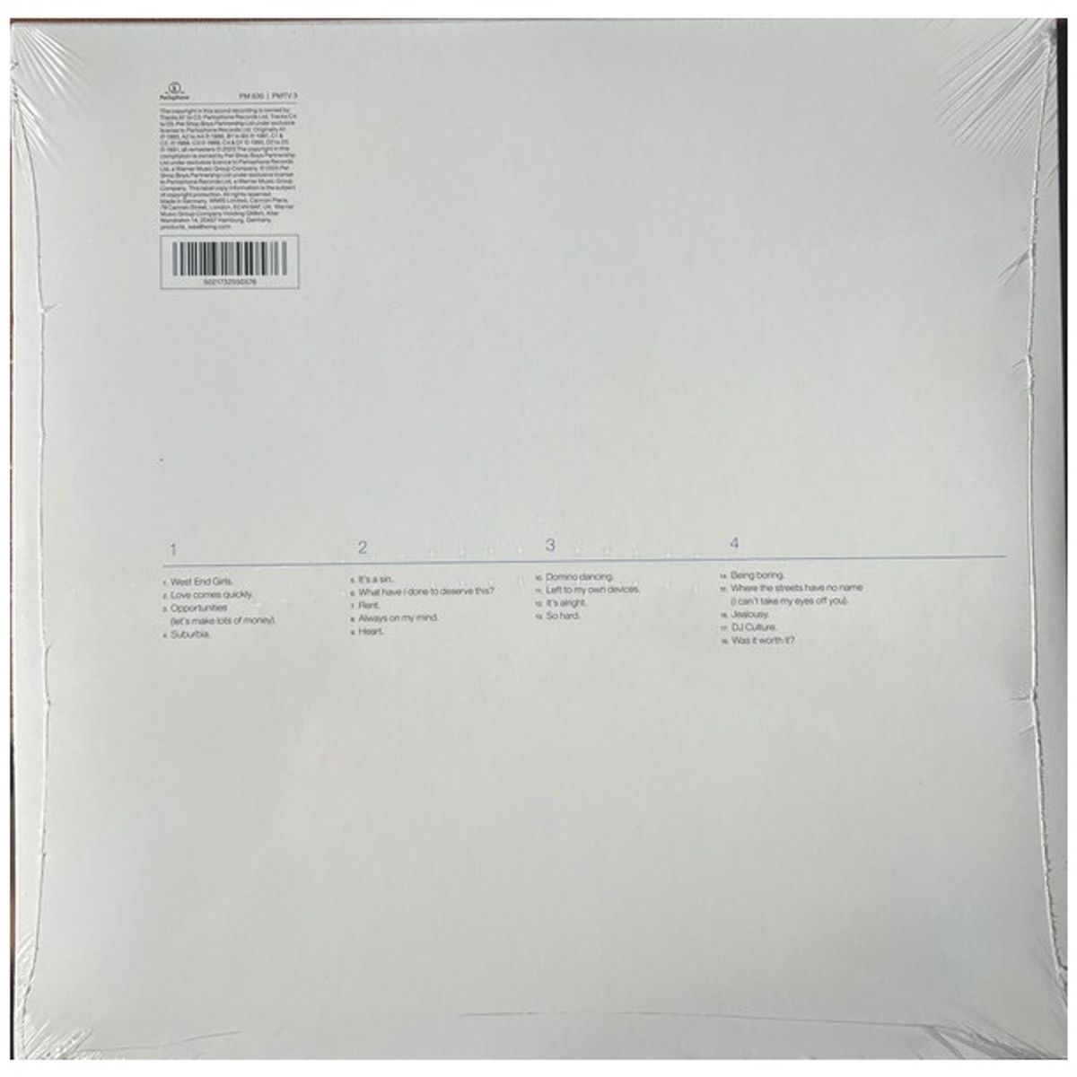 GENERICO - PET SHOP BOYS - DISCOGRAPHY: SINGLES COLLECTION (2LP) / VINILO