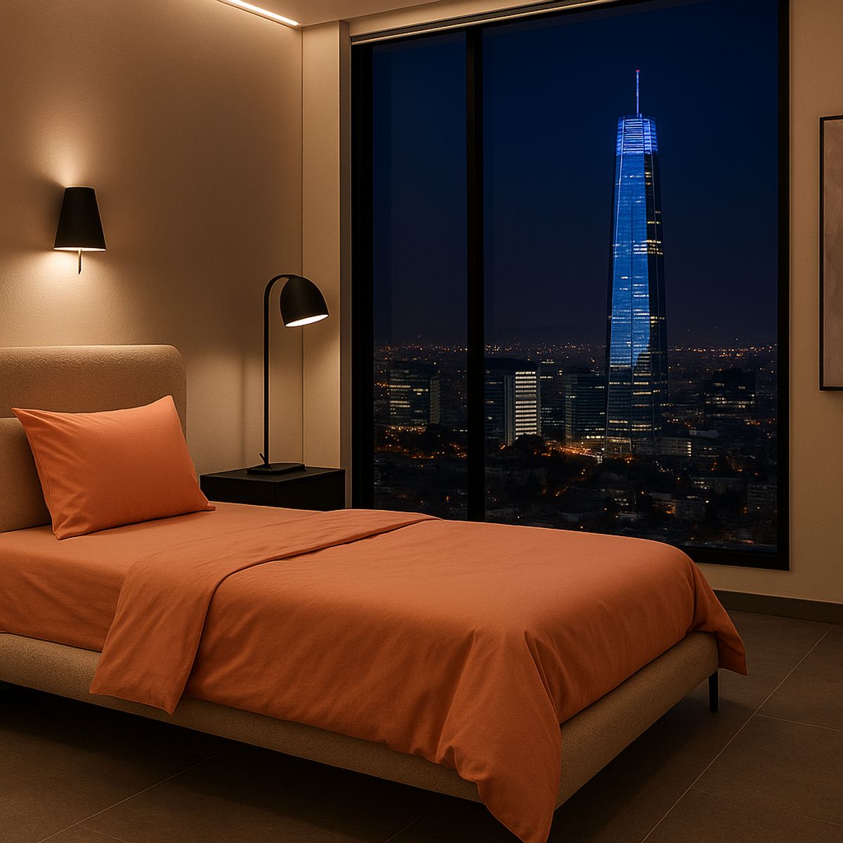 ARMONIA - Conjunto de Sábanas Signature 800 Hilos Rosado Plaza y Media Algodón