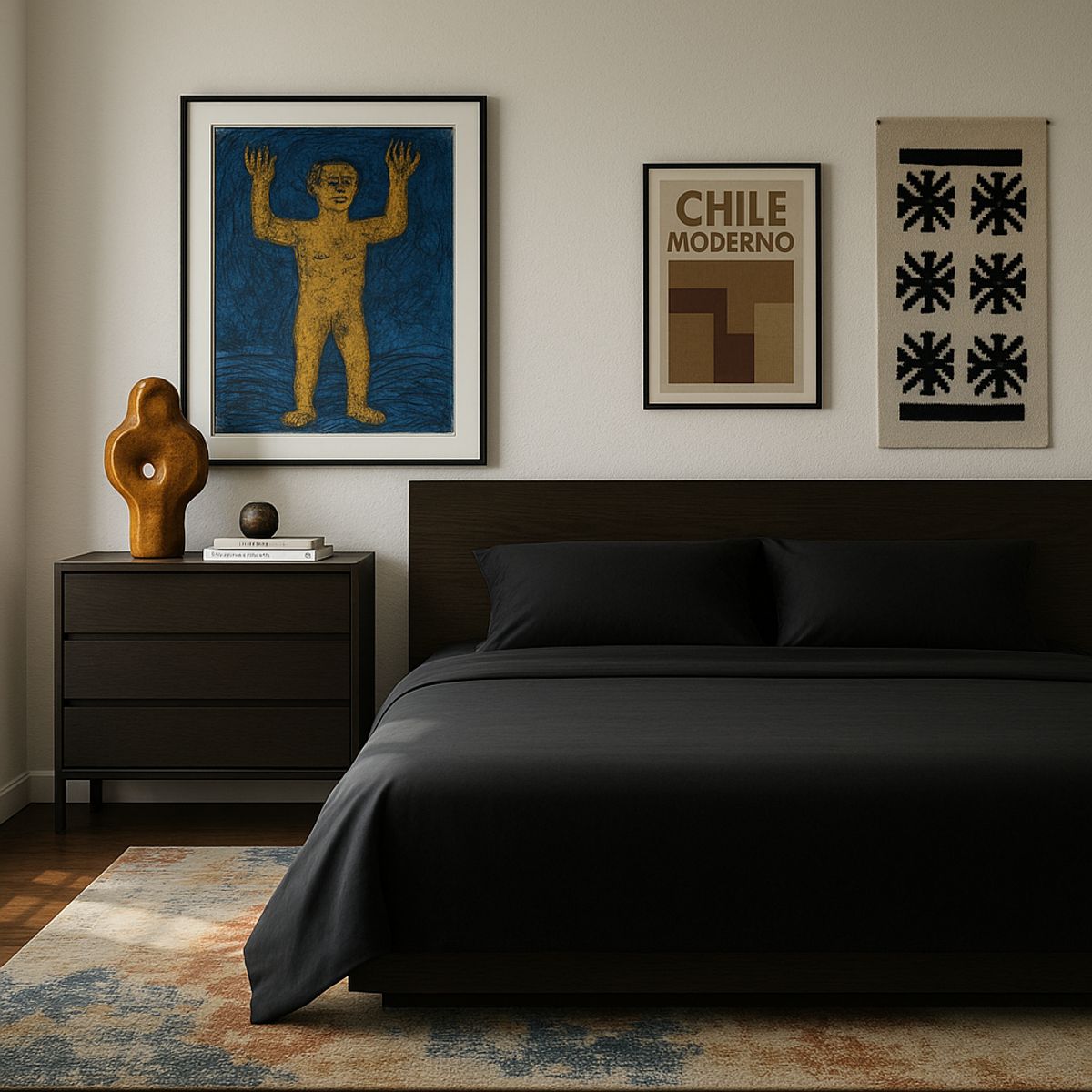 ARMONIA - Sábanas de cama Ébano Super King 144 hebras Sin estampado