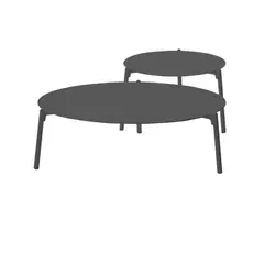 TODO TERRAZA - Set Mesas de Terraza Casablanca Gris