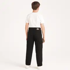 KIBOU - Pantalón Jeans Cargo Baggy Niño