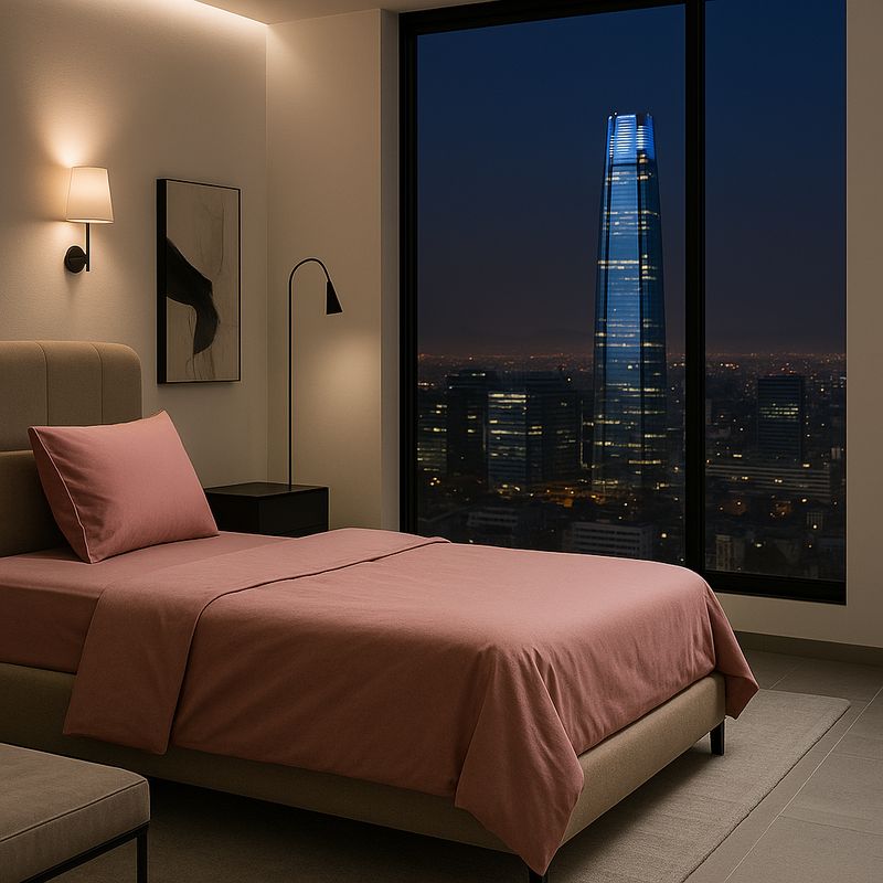 ARMONIA - Set de Cama Signature 800 Hilos Rosado 1½ Plazas Premium