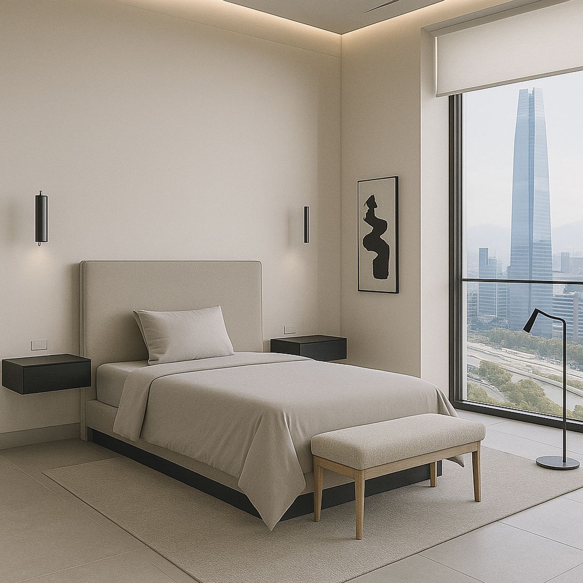 ARMONIA - Set de Cama Signature 800 Hilos Gris Plaza y Media Premium