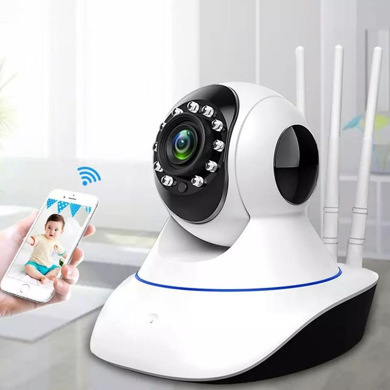 GENERICO - Camara IP con Wifi antenas