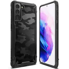 GENERICO - Carcasa Ringke Fusion-X Para Samsung S21 Normal - Camo Black