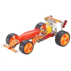 METAL GEAR - Auto de Carreras Metálico Armable 188 Piezas