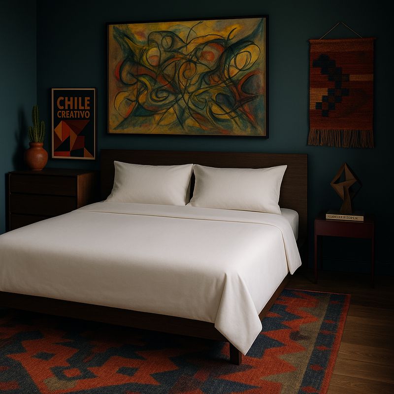 ARMONIA - Juego para cama Blanco SuperKing 144 hilos Unicolor
