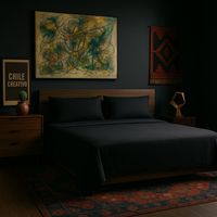 Set de sábanas Azabache SuperKing 144H Unicolor