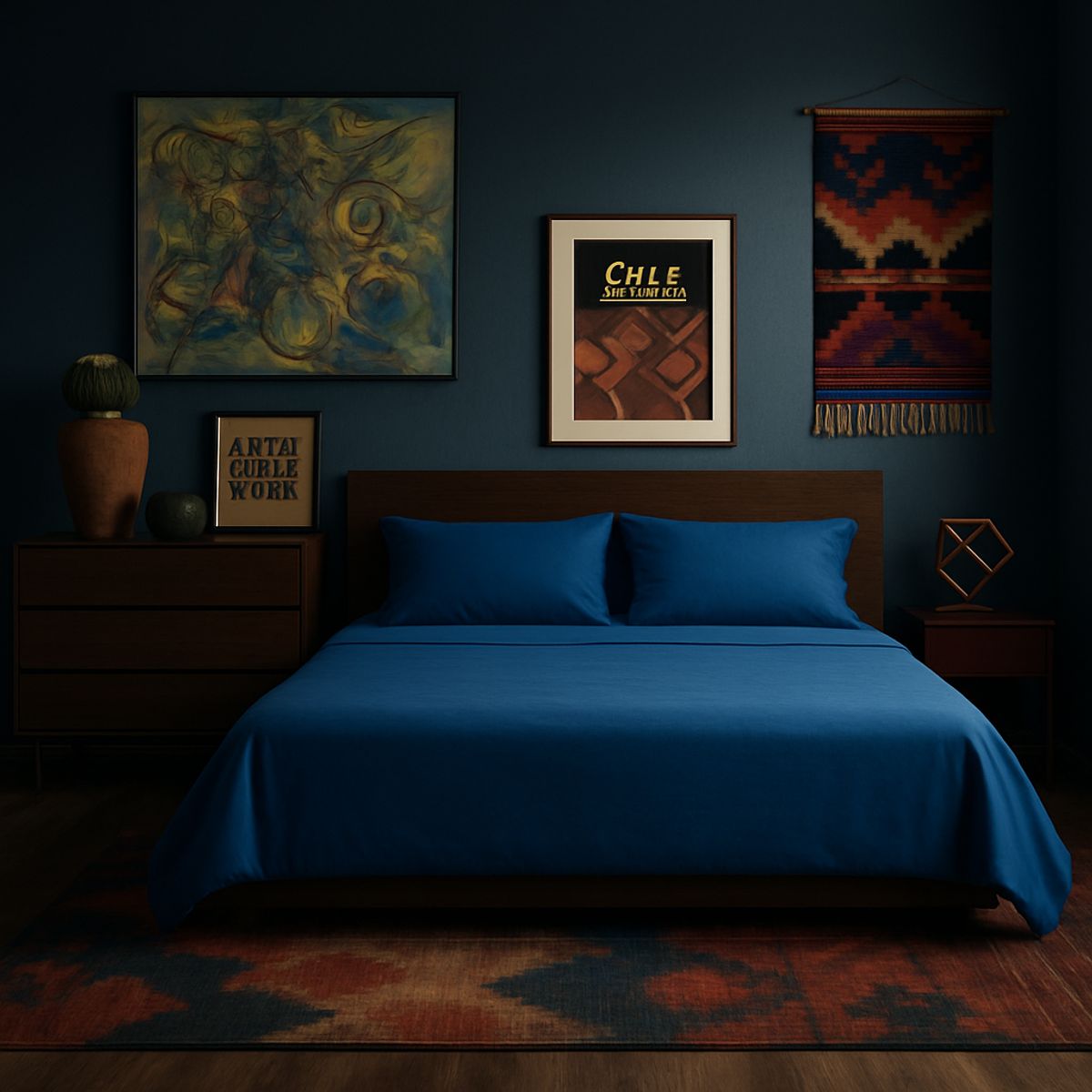 ARMONIA - Set de cama Marino Super king 144H Sin estampado