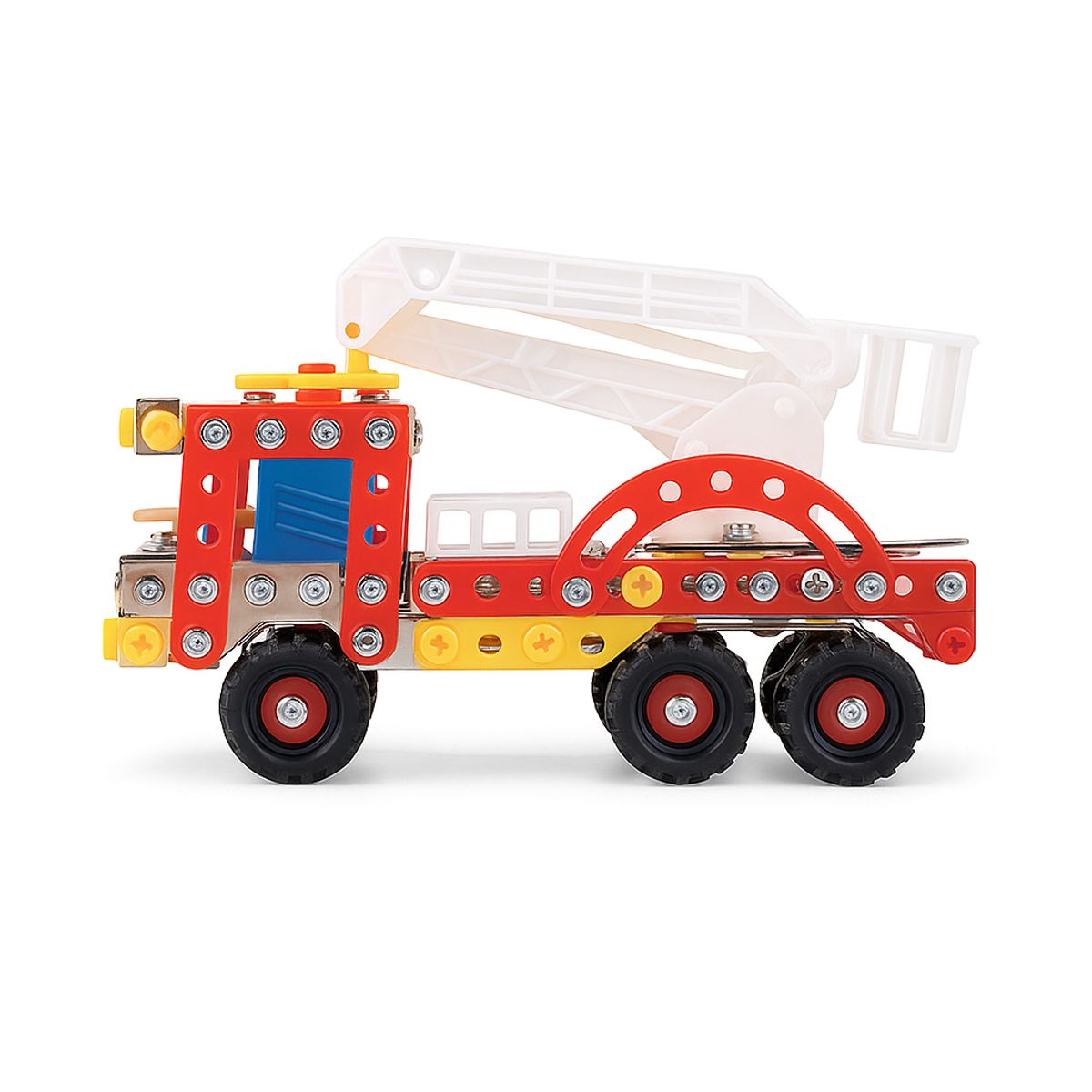 METAL GEAR - Camión de Bomberos Metálico Armable 239 Piezas