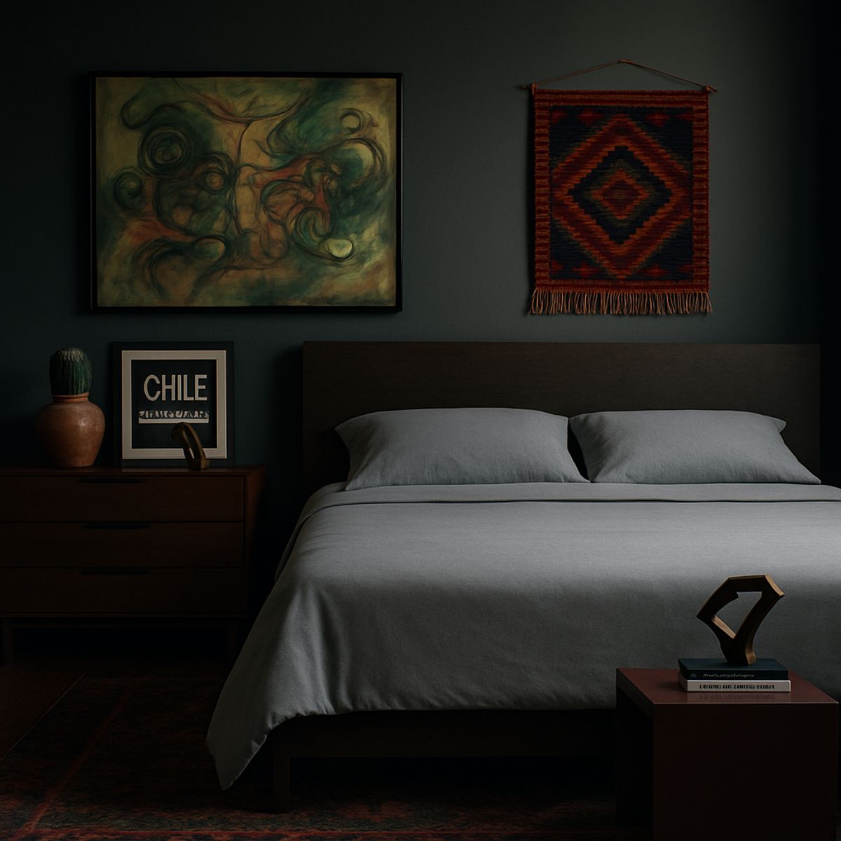 ARMONIA - Conjunto de sábanas Gris Super King 144 hilos Liso