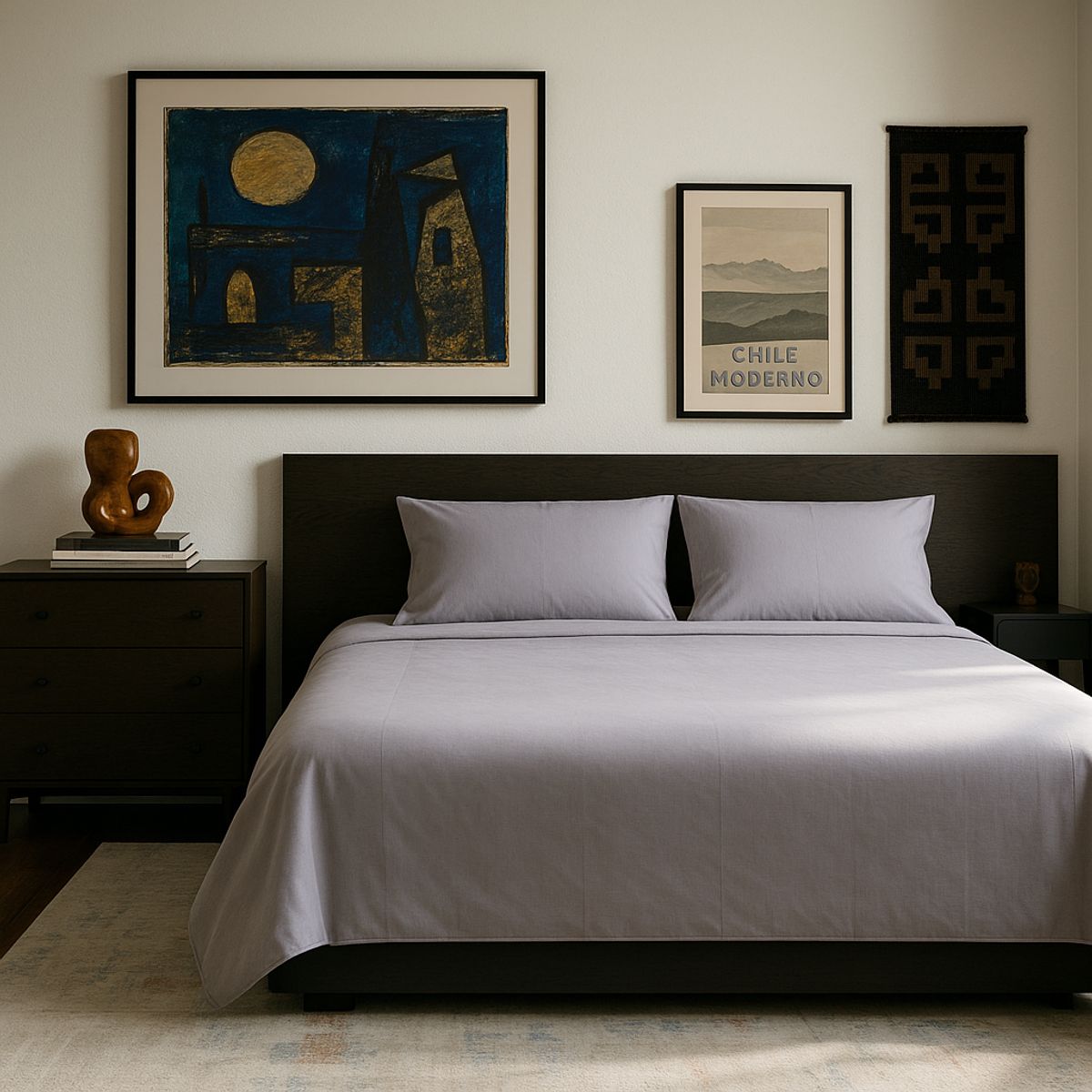 ARMONIA - Juego para cama Plomo Súper King 144 h Unicolor