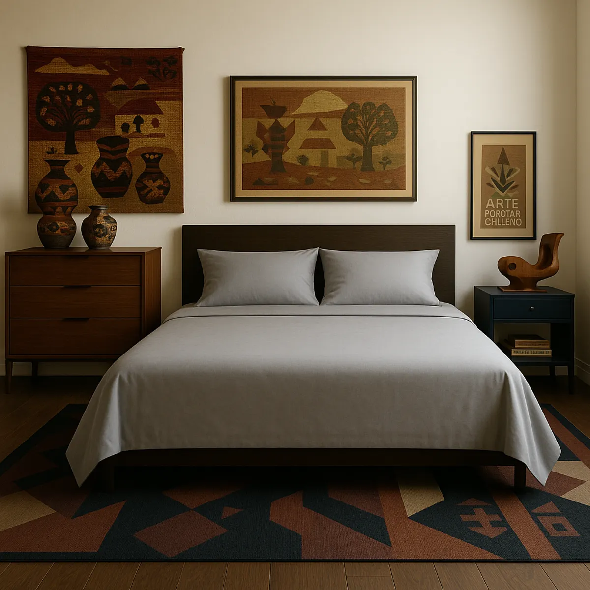 ARMONIA - Set de cama Plata Super King size 144 hebras Sin estampado
