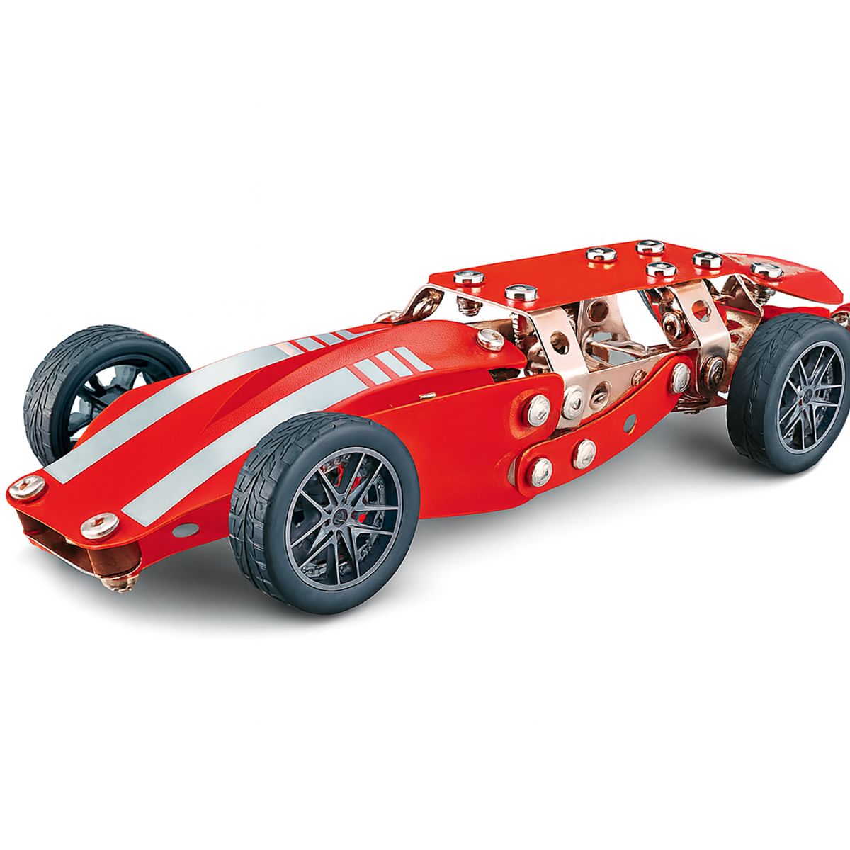 METAL GEAR - Auto de Carreras Metálico Armable 133 Piezas