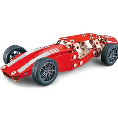 METAL GEAR - Auto de Carreras Metálico Armable 133 Piezas