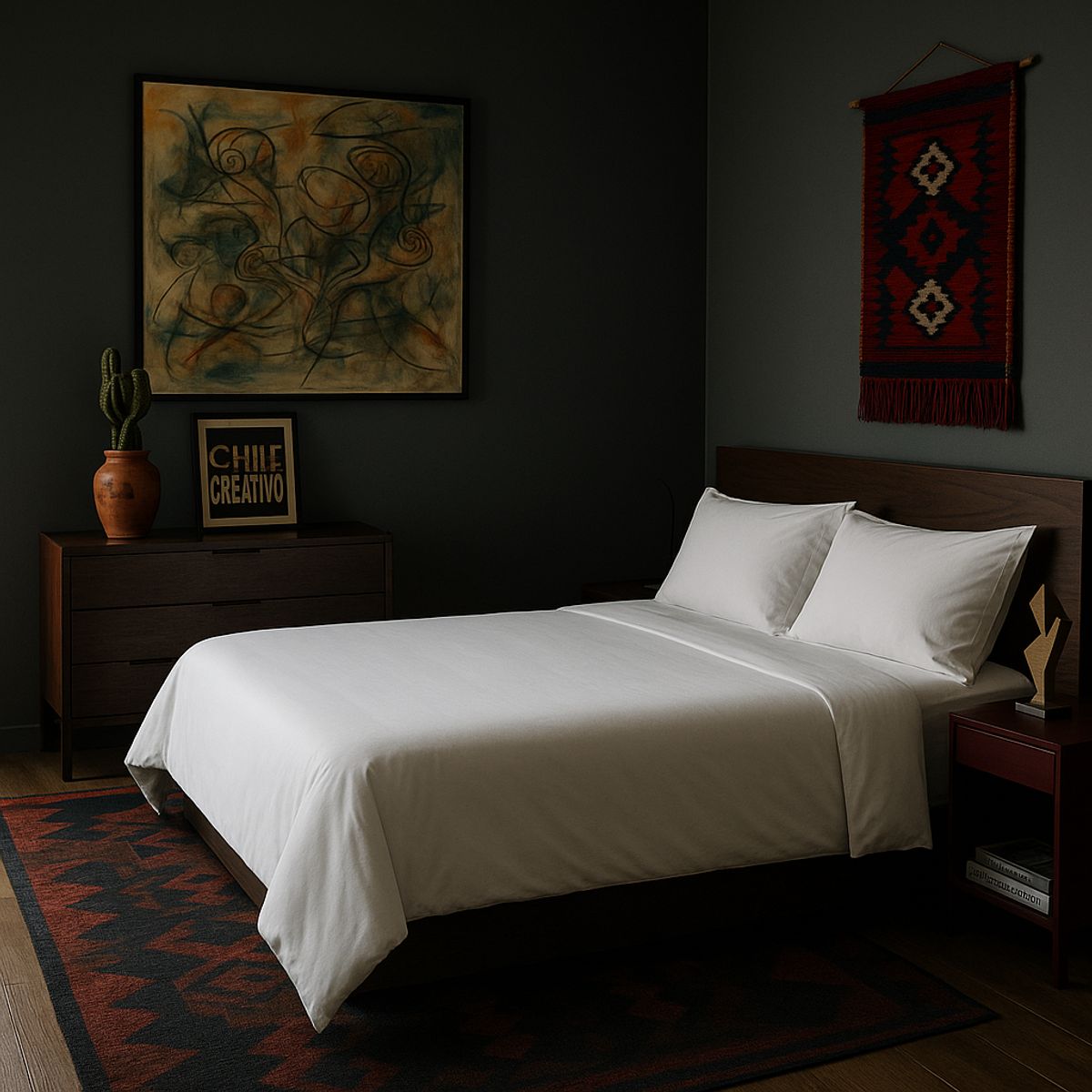 ARMONIA - Set de cama Blanco Inv Super king 144 h