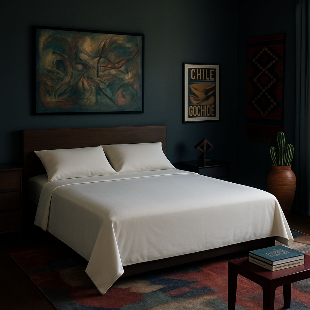 ARMONIA - Conjunto de sábanas Marfil Super King size 144H