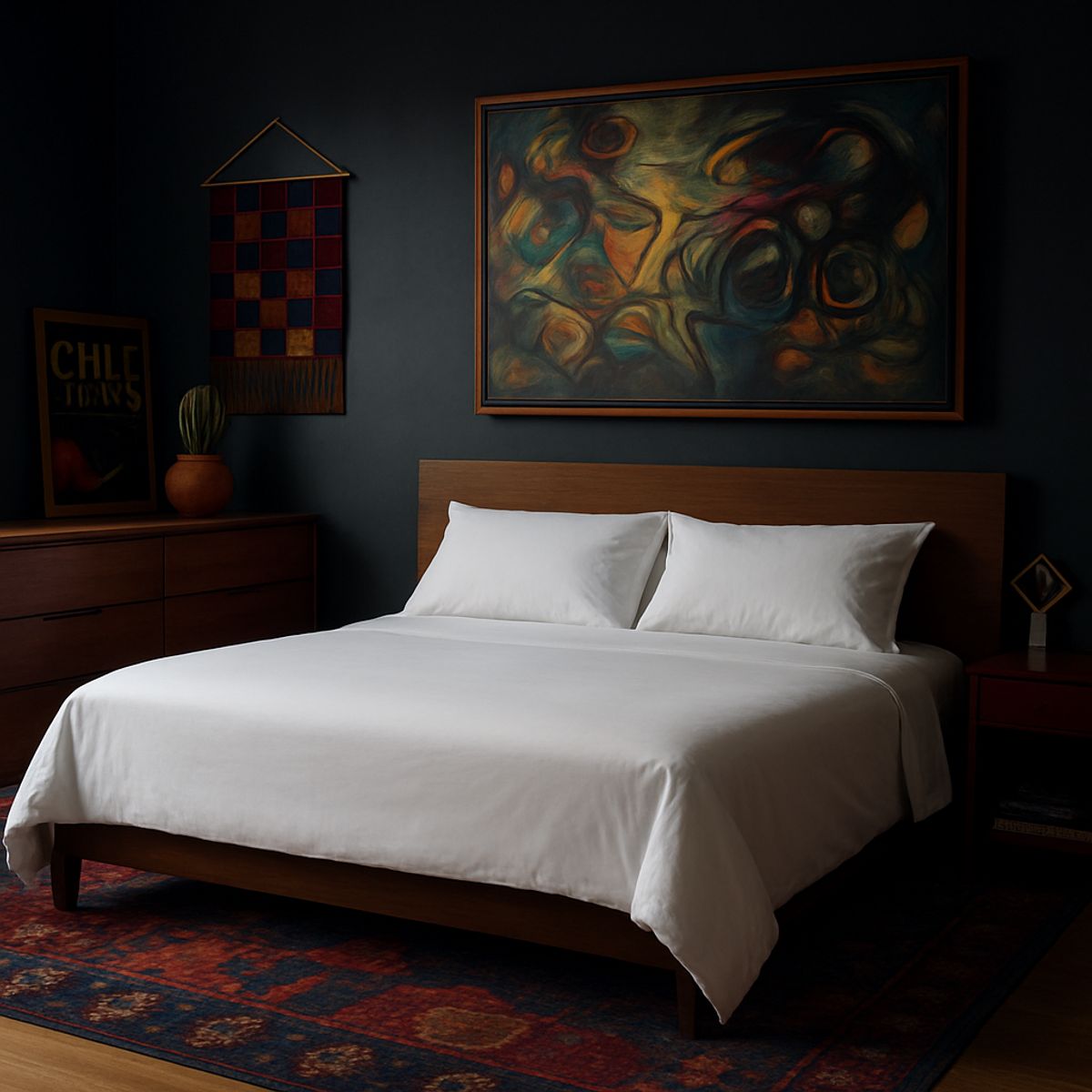 ARMONIA - Set de cama Nieve Super king 144 h Sin estampado