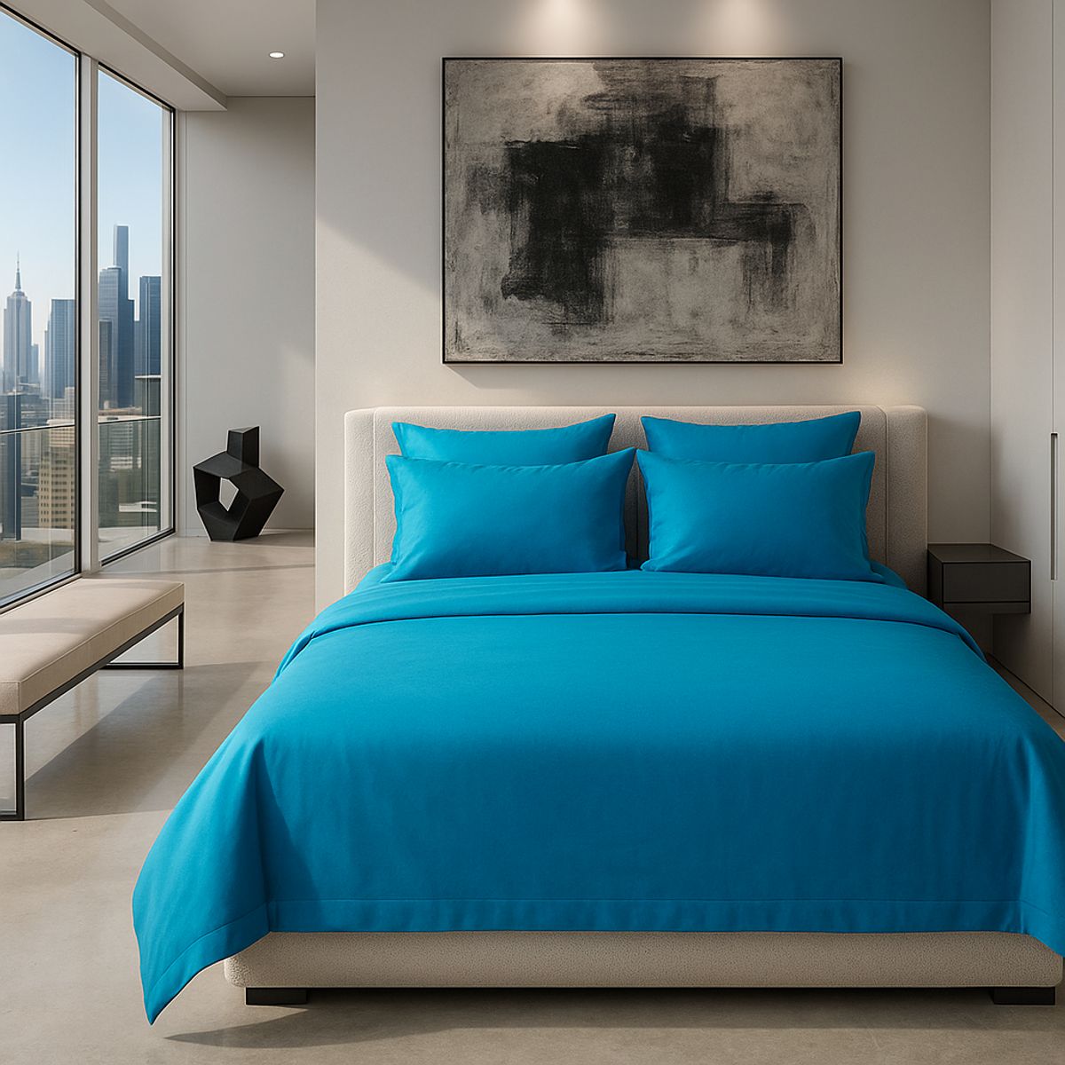 ARMONIA - Set de Sábanas Signature 800 Hilos Verde Esmeralda King