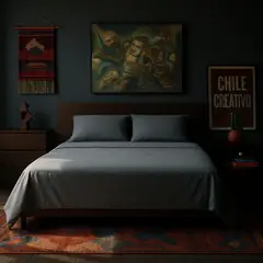 ARMONIA - Juego de sábanas Gris Super King size 144 h Liso