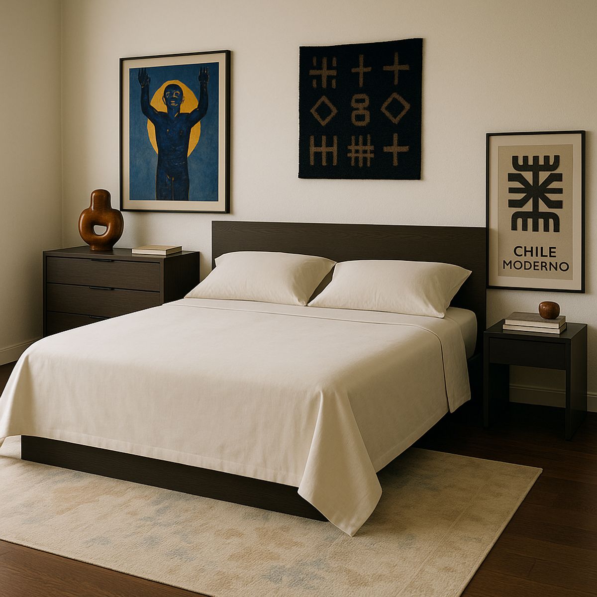 ARMONIA - Juego de cama Marfil Súper King 144H