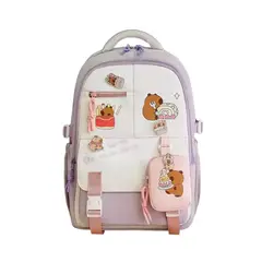 GENERICO - Mochila Capibara Escolar Viaje Gran Capacidad Impermeable